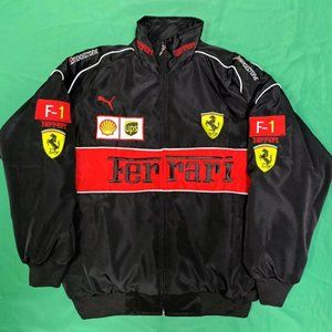 New 2022 Black Embroidery EXCLUSIVE JACKET suit F1 team racing